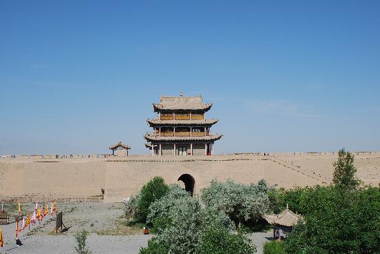 Photos of Great Wall at Jiayuguan Pass