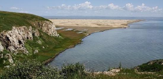 Photos of Sand Island of Qinghai Lake