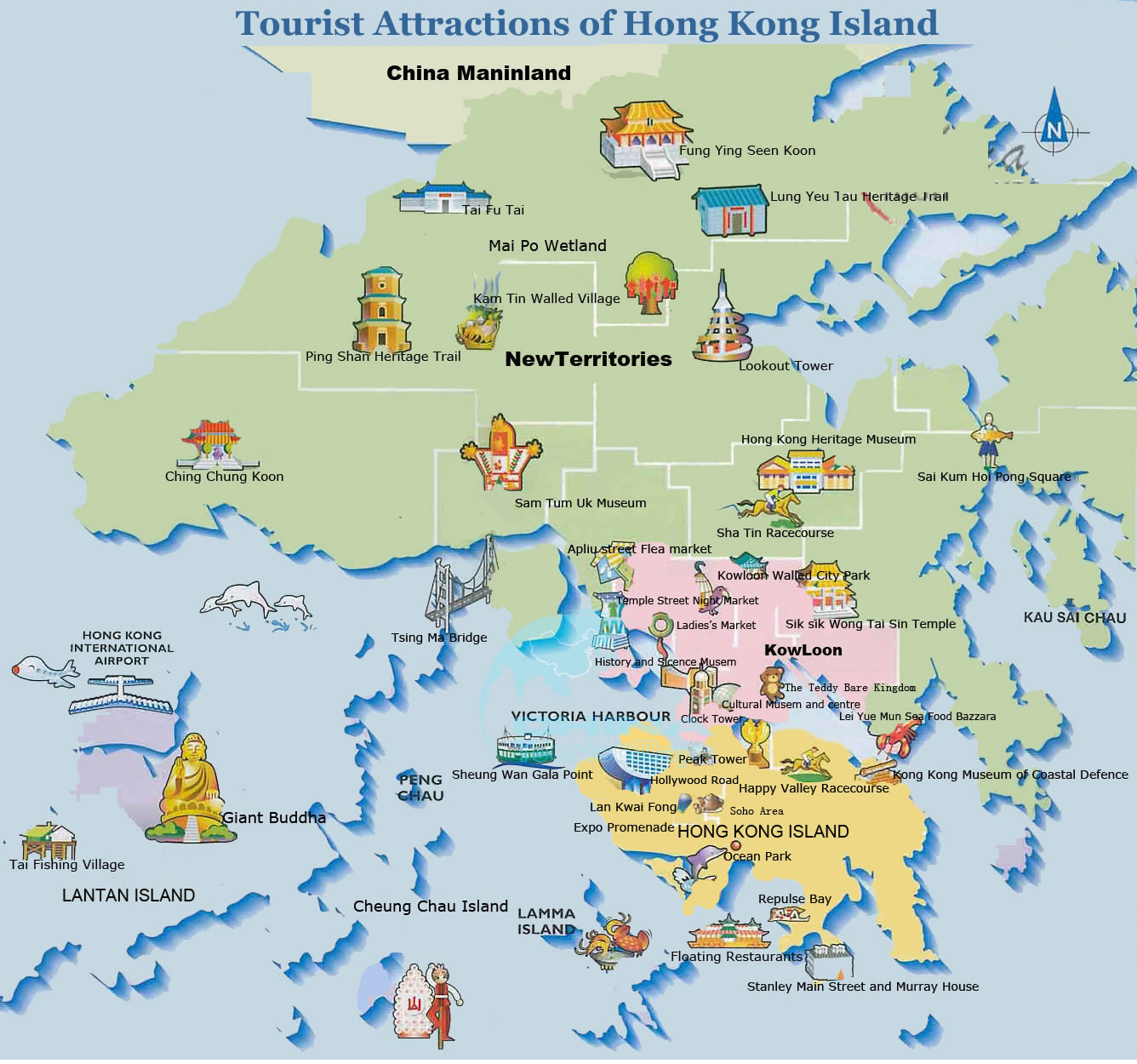 Tourist Attractions of Hong Kong Subway System